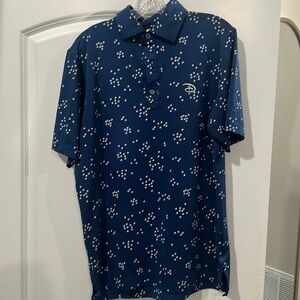 Blue footjoy Disney golf shirt